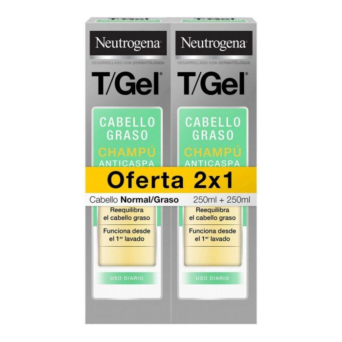 NEUTROGENA Champú T/Gel Anticaspa para Cabello Normal/Graso 250 Ml
