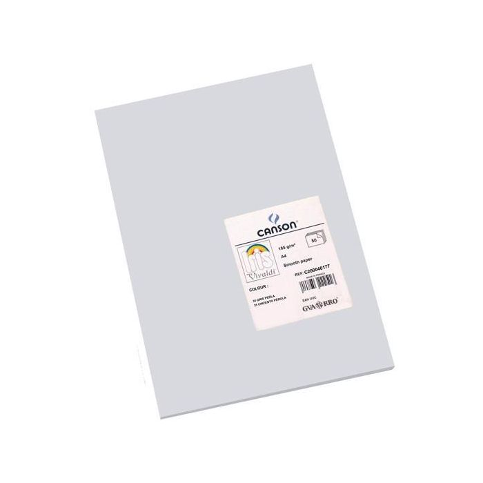 Iris Cartulina 210x297 mm 185 gr Gris Perla - 50 unidades Iris Cartulina 210x297 mm 185 gr Gris Perla - 50 unidades