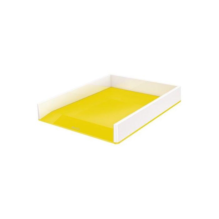 Bandeja Sobremesa Leitz Wow Dual Amarillo/Blanco