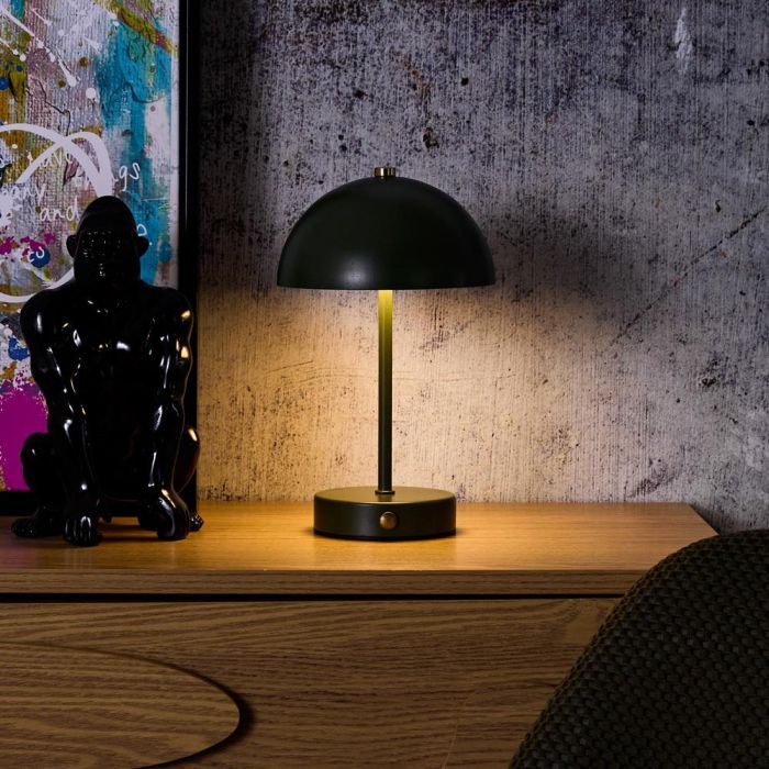 Lámpara De Mesa Recarg. Verde Home Deco Factory 1 Lámpara De Mesa Recarg. Verde Home Deco Factory 1