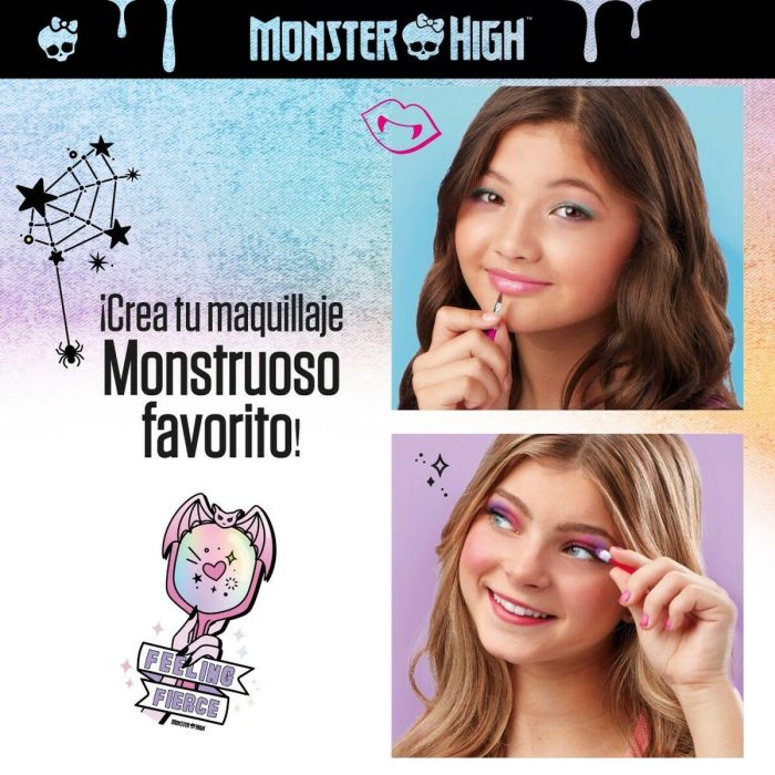 Set de Maquillaje Infantil Monster High Feeling Fierce 10 x 16,5 x 2 cm 4 Unidades 2