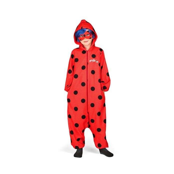 Disfraz ladybug pyjamas 10-12 años (mono con capucha, peluca y antifaz) 6 Disfraz ladybug pyjamas 10-12 años (mono con capucha, peluca y antifaz) 6