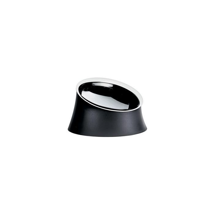Alessi BM13/21 B Wowl Comedero para Perros en Acero Inoxidable y Resina Negra 21cm Alessi BM13/21 B Wowl Comedero para Perros en Acero Inoxidable y Resina Negra 21cm