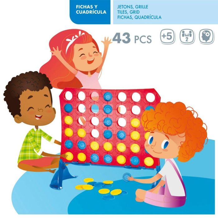4 en Raya Colorbaby 31,5 x 26 x 13 cm (6 Unidades) (42 Piezas) 5 4 en Raya Colorbaby 31,5 x 26 x 13 cm (6 Unidades) (42 Piezas) 5