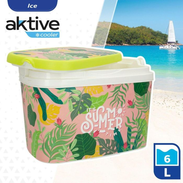 Set de Ping Pong Aktive Summer tropical Plástico 6 L 29 x 20 x 19,5 cm (8 Unidades) 5