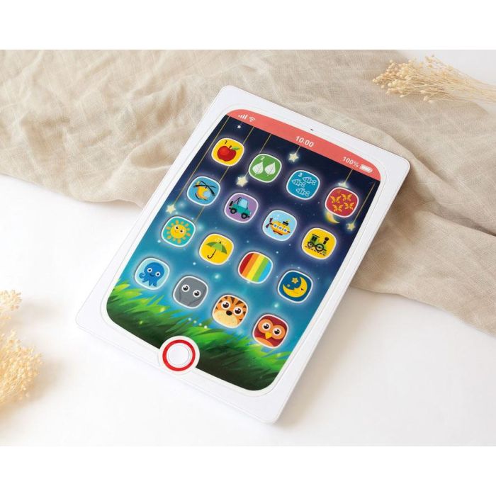 KioKids Tablet Educativa Interactiva para Bebés +12 meses - Palabras, Sonidos, Música e Inglés