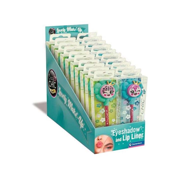 Clementoni Expositor de Maquillaje con Sombras de Ojos Flores y Delineadores de Labios para Niñas +6 años 1 Clementoni Expositor de Maquillaje con Sombras de Ojos Flores y Delineadores de Labios para Niñas +6 años 1