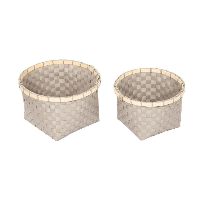 Confortime Set de 2 Cestas de Ordenación Redondas en PP (6 Unidades) 5