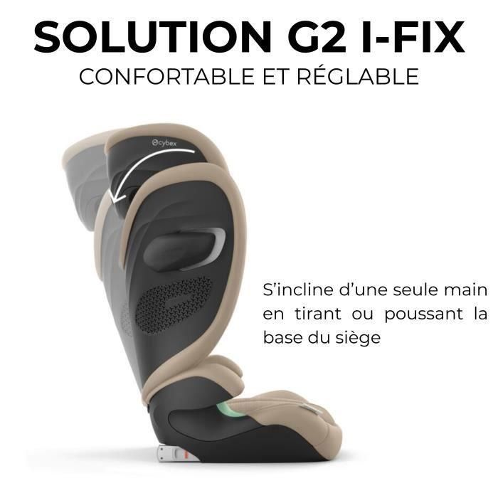 Cybex CYB4063846470266 Silla de coche Solution G2 i-Fix Plus Fabric - Azul Tormenta 5 Cybex CYB4063846470266 Silla de coche Solution G2 i-Fix Plus Fabric - Azul Tormenta 5