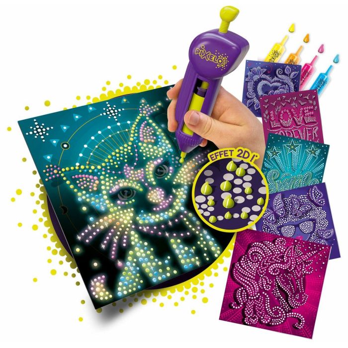 Lansay 20285 Juego de Colorear Pixelo Phospho 2D Lansay 20285 Juego de Colorear Pixelo Phospho 2D
