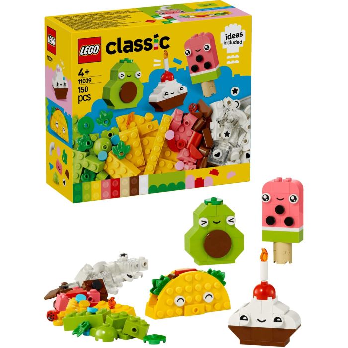 LEGO 11039 Classic Amigos Nutritivos Creativos Set de Construcción de Ladrillos para Niños +4 Años: Crea Alimentos 2
