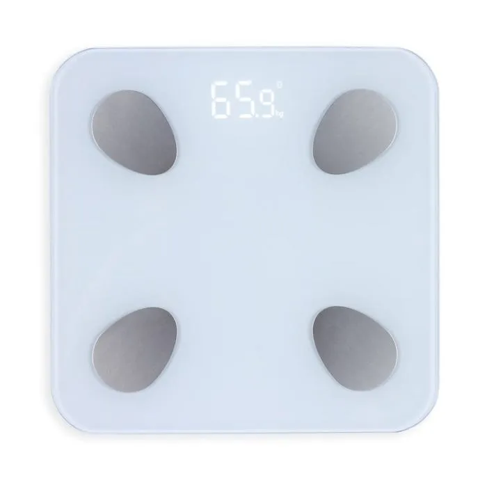 Livoo DOM428 Báscula de Baño Conectada con 13 Indicadores Corporales, Placa de Vidrio Templado, Pesa hasta 180 kg 1 Livoo DOM428 Báscula de Baño Conectada con 13 Indicadores Corporales, Placa de Vidrio Templado, Pesa hasta 180 kg 1