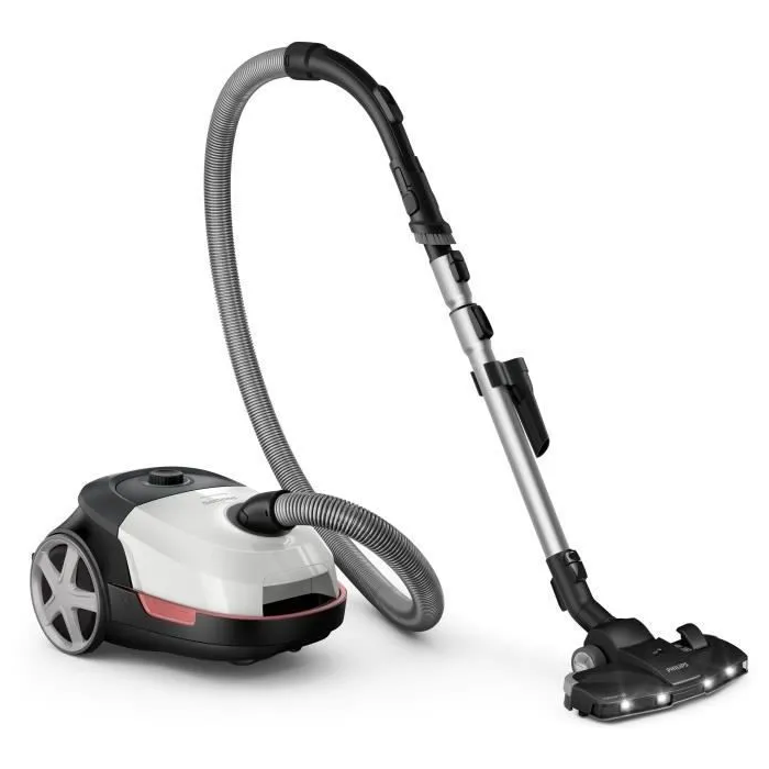 Philips Aspirador Cilíndrico con Bolsa XD6122/12 - 900 W - 4 L - Blanco Polar 0 Philips Aspirador Cilíndrico con Bolsa XD6122/12 - 900 W - 4 L - Blanco Polar 0