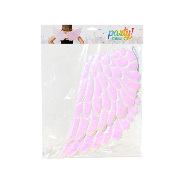 Alas De Ángel Blancas 57x30 cm Para Disfraces Celestiales, Niños y Adultos 1