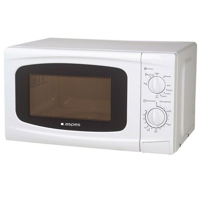 Aspes Microwave With Grill 20L 700W White AMW2700G