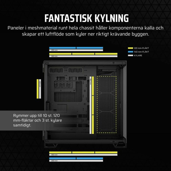 Caja Semitorre ATX Corsair 6500X Negro 14