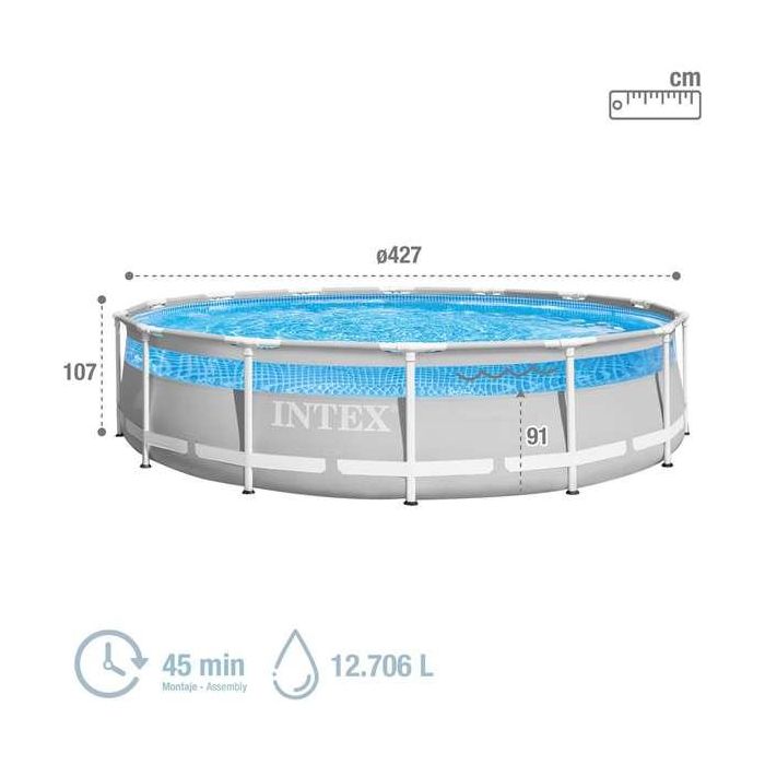 Piscina clearview prism frame premium-427x107cm c/ac 4 Piscina clearview prism frame premium-427x107cm c/ac 4