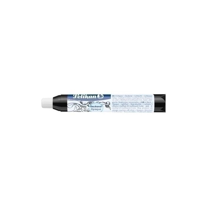 Pelikan Tinta china negra 9 ml para dibujar y pintar, profesional, arte, escuela y hobby