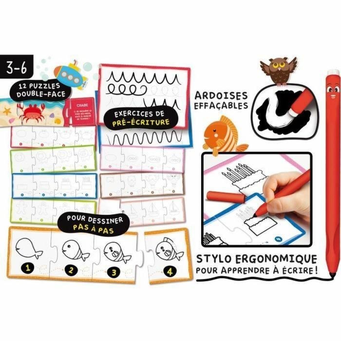 Lisciani Giochi LIS8008324106097 - Kit educativo para aprender a dibujar con bolígrafo especial incluido 2 Lisciani Giochi LIS8008324106097 - Kit educativo para aprender a dibujar con bolígrafo especial incluido 2