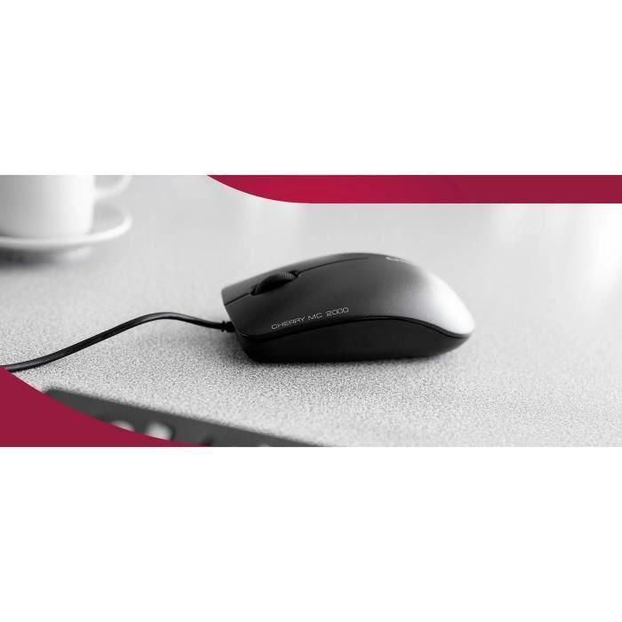 Cherry MC 2000 Corded Mouse BlackMC 2000, Ambidextrous, IR 1