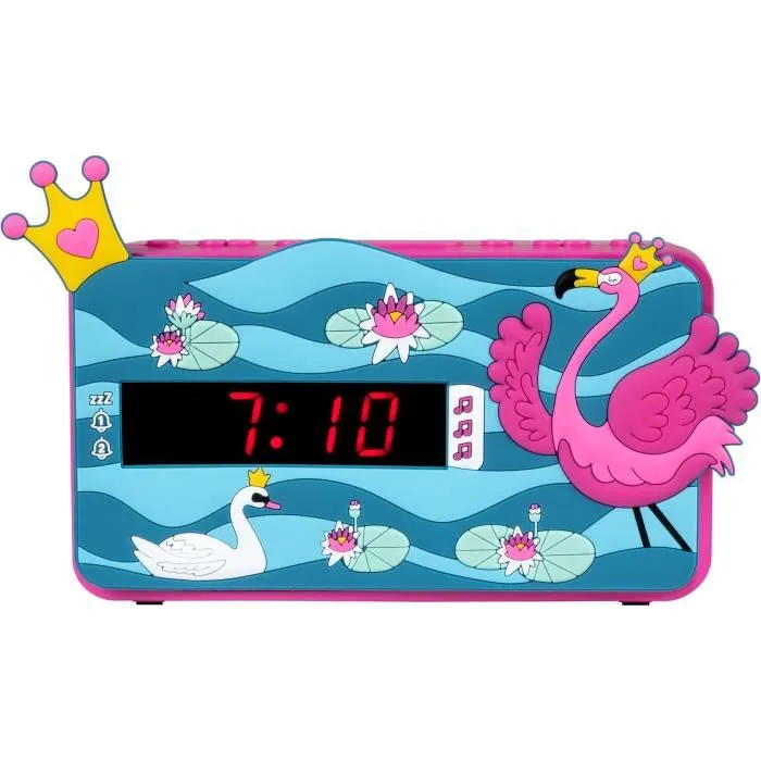 Bigben Interactive R15PRINCESS3D Altavoz Bluetooth Reloj Despertador Cara Efecto 3D Decoración Princesa 1