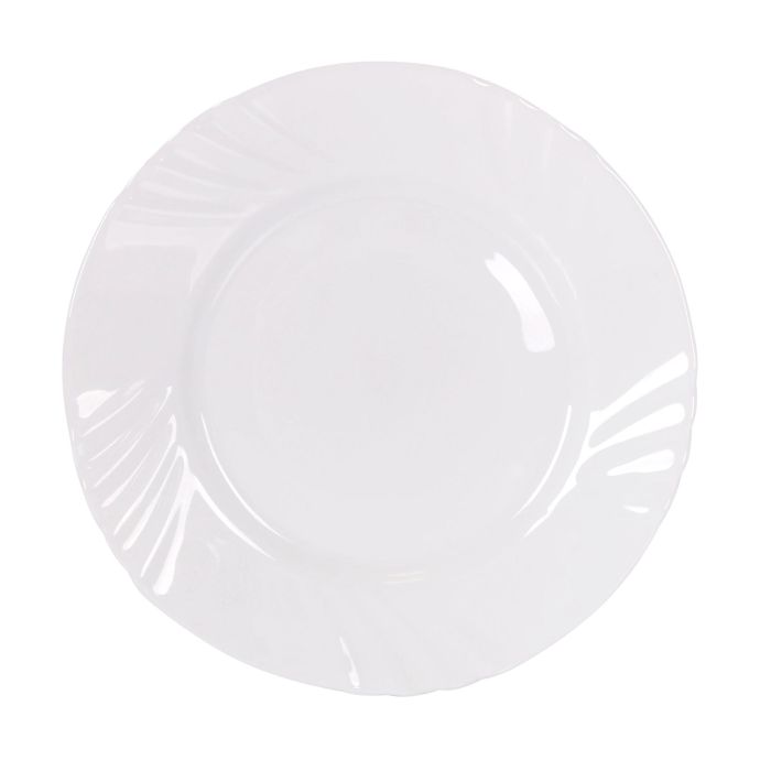 La Mediterranea Vajilla 12 Piezas Red.Opal "Everett" - Colección Everett, Material Opal, Medidas: 25.3 cm, 23 cm, 20.5 cm 2