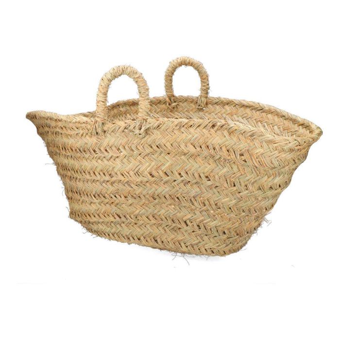 Cesta para leñero de esparto 60x35x45cm oval 1