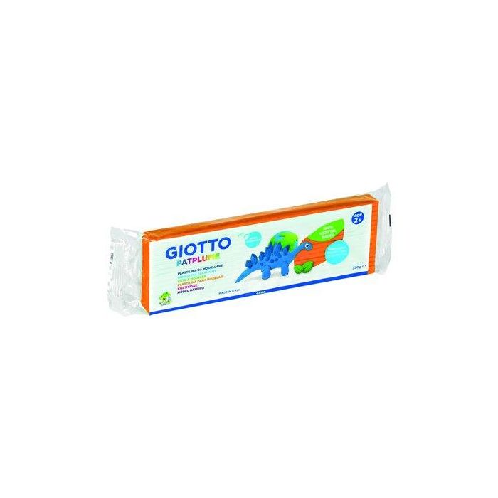 Plastilina Patplume 350Gr Caja 12 Pastillas Naranja