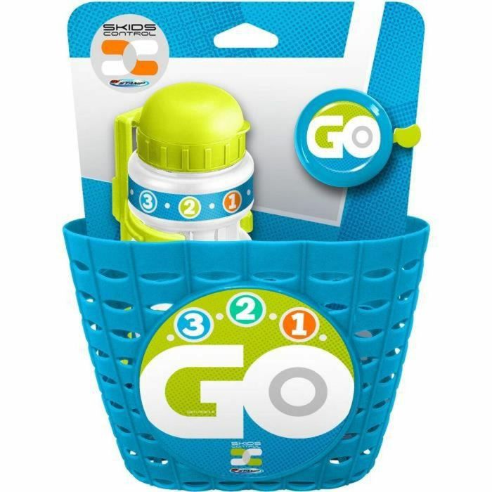 Stamp CONTROL DE PATINES COMBO AZUL (Bin + Can + Bell) - Papelera, Botella y Timbre para Patinete Infantil 1 Stamp CONTROL DE PATINES COMBO AZUL (Bin + Can + Bell) - Papelera, Botella y Timbre para Patinete Infantil 1