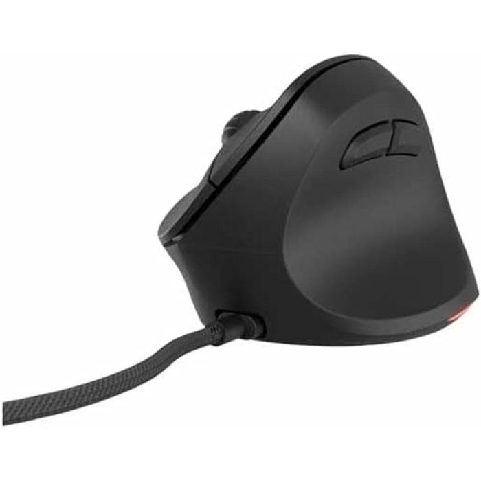 NATEC Crake 2 Pro Ratón Óptico USB Tipo A para Mano Derecha, Diseño Vertical, 12800 DPI, 6 Botones, Iluminación RGB Negro 8