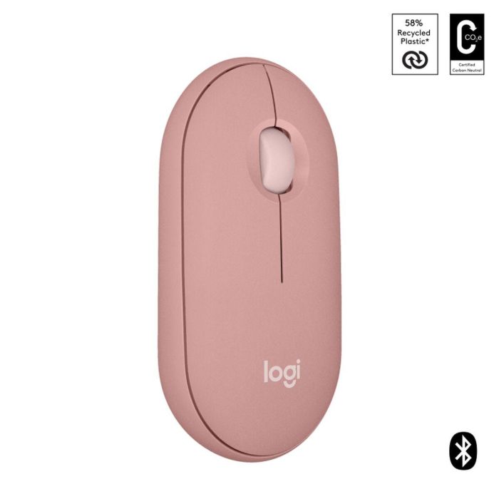 Logitech Ratón Inalámbrico Pebble Mouse 2 M350S, Ambidiestro, Plástico Reciclado, Bluetooth, 400-4000 DPI 10 Logitech Ratón Inalámbrico Pebble Mouse 2 M350S, Ambidiestro, Plástico Reciclado, Bluetooth, 400-4000 DPI 10