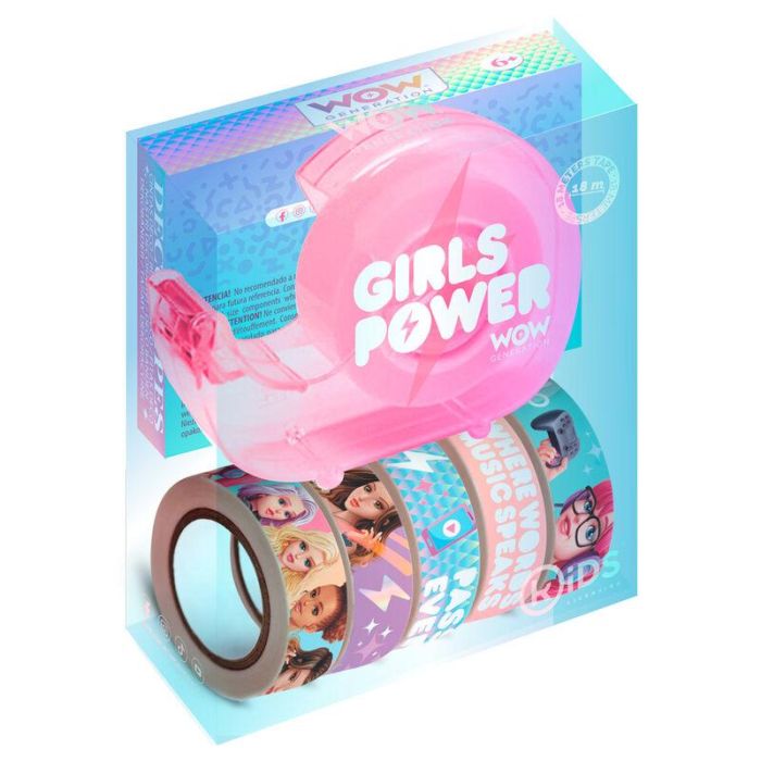 Wow Generation Cintas Decorativas Washi Tapes | Adhesivos para Manualidades y Proyectos Creativos | Apto para Niños y Niñas +3 Años 2