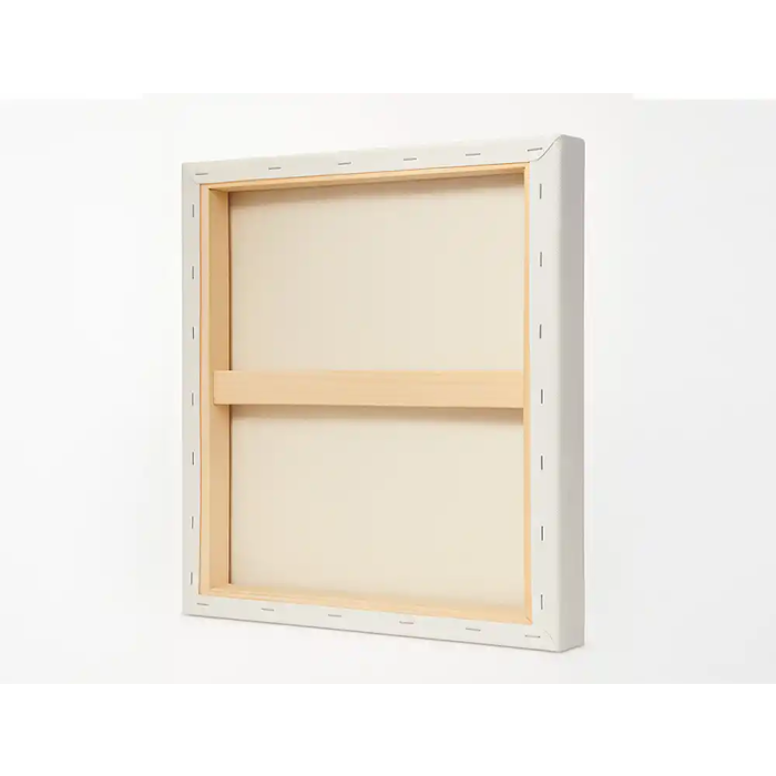 Liderpapel Bastidor 1F Lienzo Algodón 100% Grapado Trasero 15x15 cm 280g/m2 Certificado FSC 3