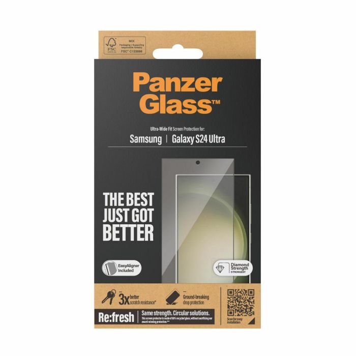 Protector de Pantalla Panzer Glass 7352 Samsung Galaxy S24 Ultra 2