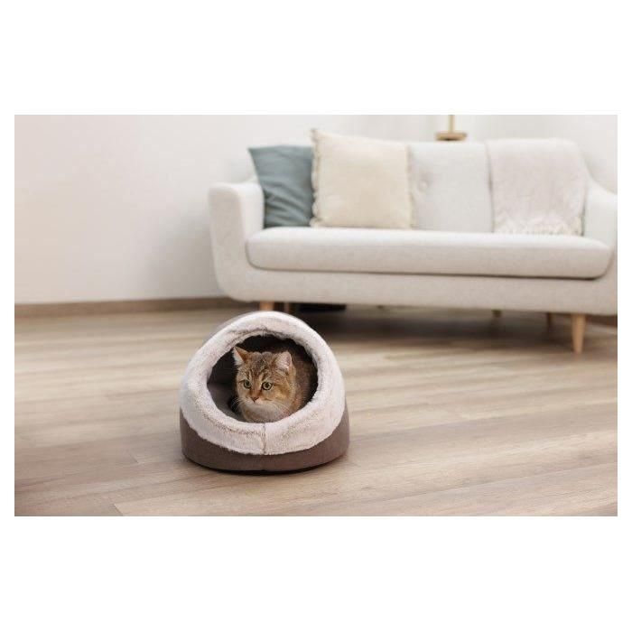 Iglú para gatos - KERBL - JANA - 37 x 45 x 30 cm - Marrón 2 Iglú para gatos - KERBL - JANA - 37 x 45 x 30 cm - Marrón 2