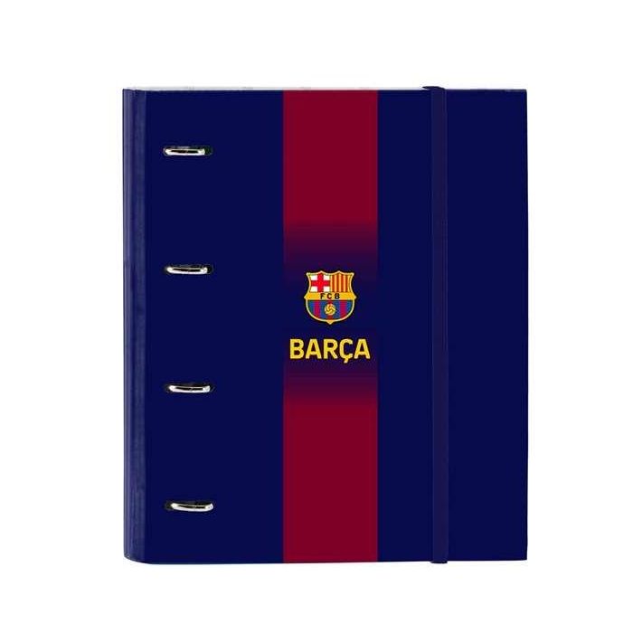 Safta Carpeta Anillas A4 Cartón Forrado 4 Anillas 35mm, Recambio 100H, Goma, 5 Separadores - FC Barcelona 1ª Equipación 25/26 Safta Carpeta Anillas A4 Cartón Forrado 4 Anillas 35mm, Recambio 100H, Goma, 5 Separadores - FC Barcelona 1ª Equipación 25/26