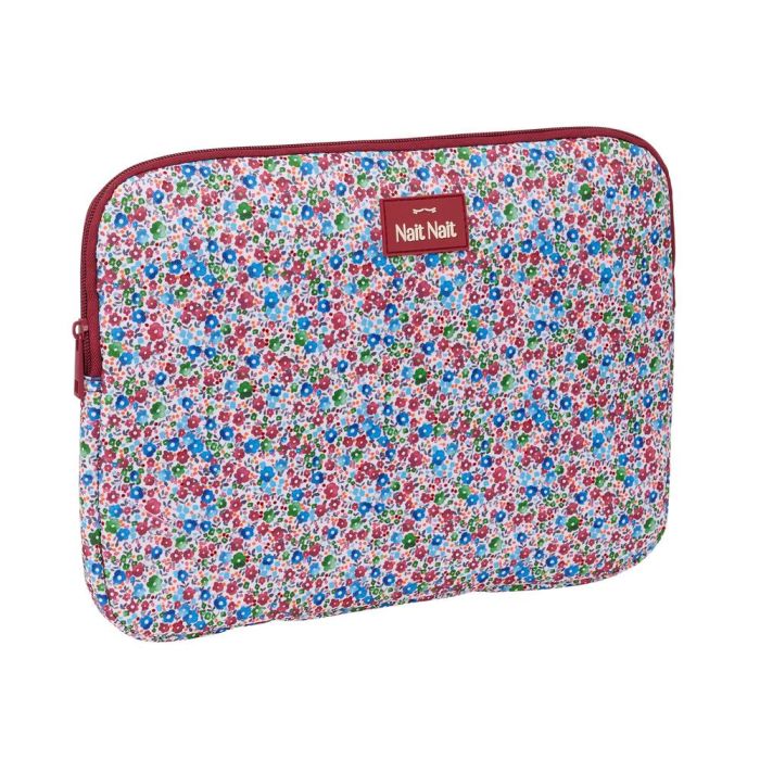 Funda Para Portatil 14'' Safta Nait Nait Floresistente Coimbra Burdeos 250x340x20 mm