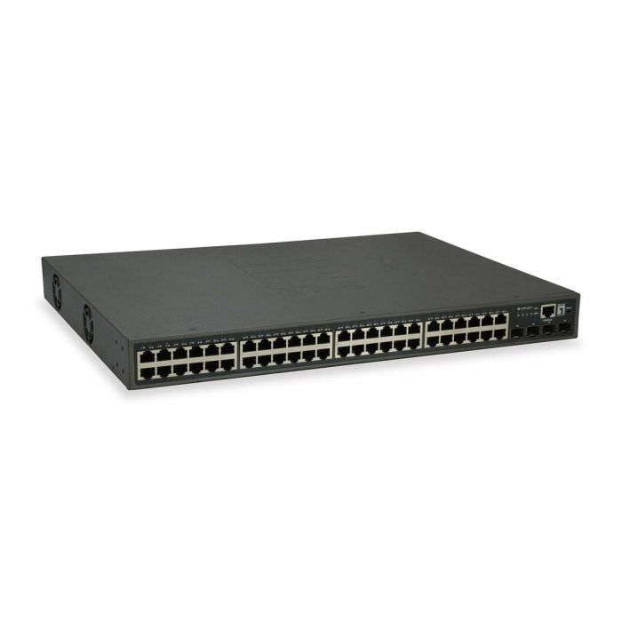 Level One GTP-5271 Switch Gestionable 48x GE PoE+ 400W 4x 10GSFP+ Rack 19" con Fuente Alimentación Incorporada