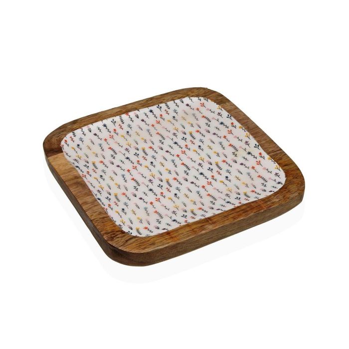 Bandeja de Aperitivos Versa Blume 20 x 1,5 x 20 cm