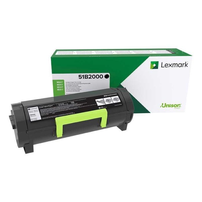 Lexmark Toner Negro Ms317 Ms417 Ms517 Ms617 Mx317 Mx417 Mx517 Mx617