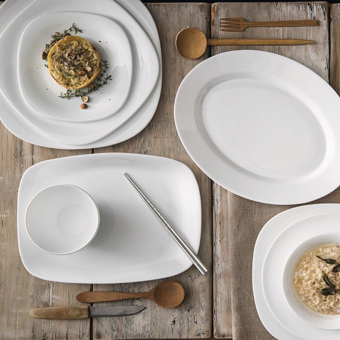 Fuente Rectangular Opal Parma Bormioli Rocco 24x34 cm