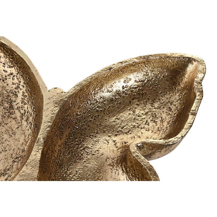 Bandeja Vaciabolsillos Shabby DKD Home Decor Dorado 22 x 4 x 24 cm (4 Unidades) 1