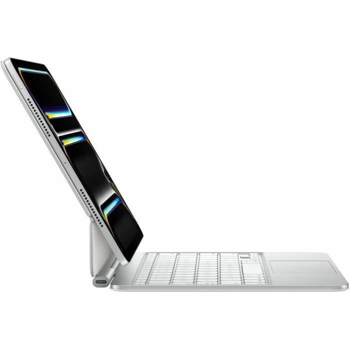 Apple Magic Keyboard para iPad Pro 11 (M4) con Trackpad Háptico, 14 Teclas de Función, Diseño Flotante y Carga USB-C Blanco 4 Apple Magic Keyboard para iPad Pro 11 (M4) con Trackpad Háptico, 14 Teclas de Función, Diseño Flotante y Carga USB-C Blanco 4