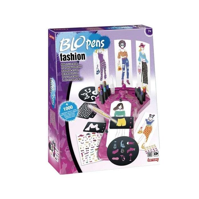 Blopens estudio de moda con efecto aerografo y más de 1000 combinaciones posibles 38x24x4 cm Blopens estudio de moda con efecto aerografo y más de 1000 combinaciones posibles 38x24x4 cm