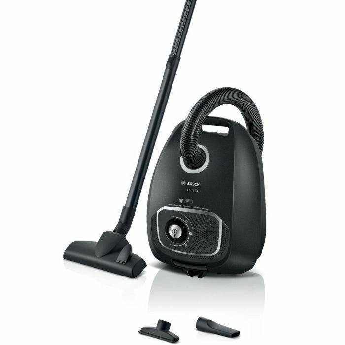 BOSCH Serie 4 BGB41BA1 - Aspirador de bolsa - Radio de acción 11 m - Capacidad de la bolsa 4L - 75 dB - 700 W - Negro