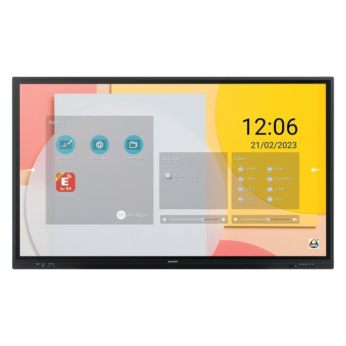 Sharp PN-LC652 Digital Signage Touch Display 165,1 cm (65") 4K Ultra HD IPS 3840 x 2160 4