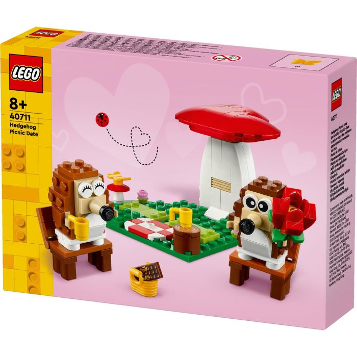 LEGO 40711 Set de Construcción Pícnic de Erizos con 2 Figuras de Animales y Accesorios para Niños +8 Años 10