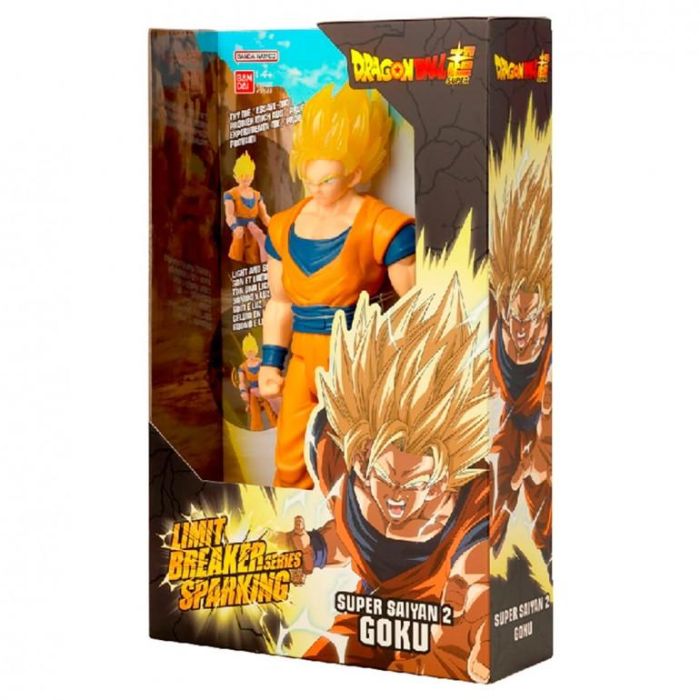 Bandai Figura Limit Breaker Sparking Goku Super Saiyan con Luces y Sonidos 30 cm 1