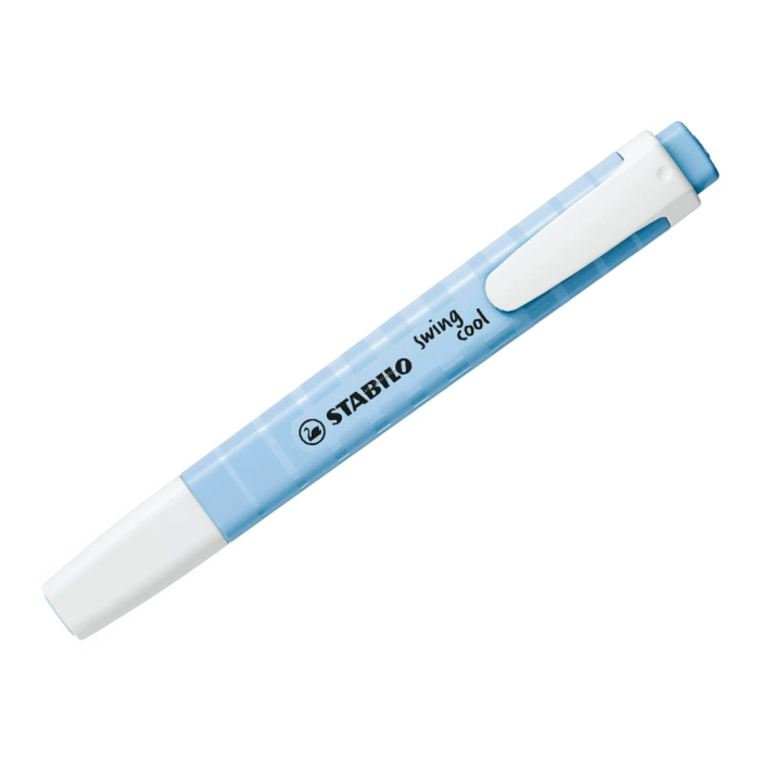 Stabilo Swing Cool Pastel Marcador Fluorescente Azul Nublado Caja 10 Ud 2