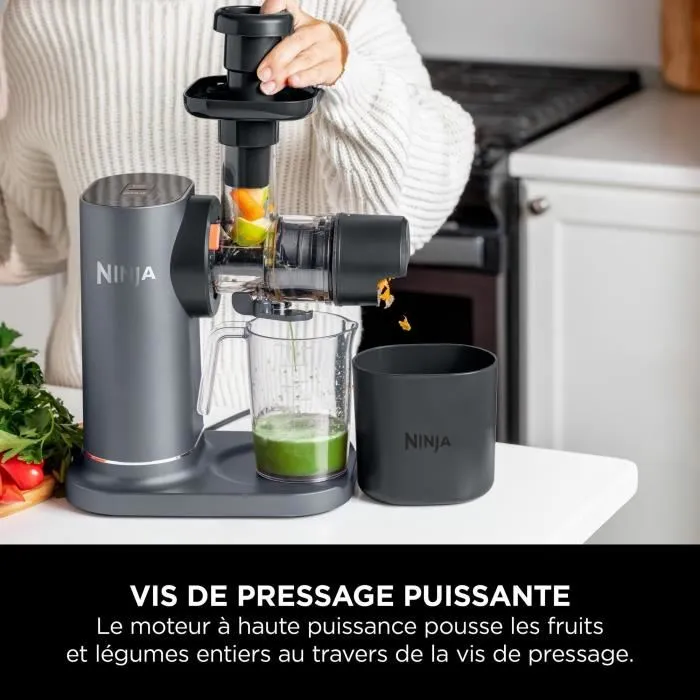 Ninja Extractor de Jugos JC151EU, 150 W, 0.887 L, Gris-Negro 4 Ninja Extractor de Jugos JC151EU, 150 W, 0.887 L, Gris-Negro 4